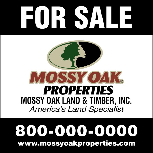 Real Estate Sign Panel, 24 GA Steel 24h x 24w