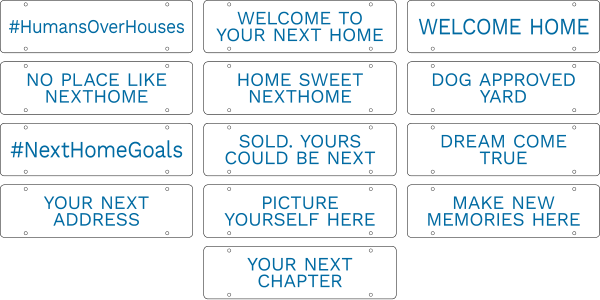 Novelty Sign Rider, 6h x 22w, 3mm Aluminum Composite