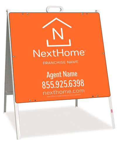 A-Frame and Sign Panel Unit, 24h x 24w, PVC