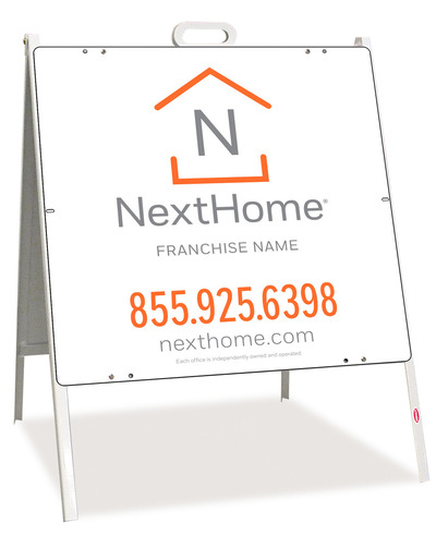 A-Frame and Sign Panel Unit, 24h x 24w, PVC