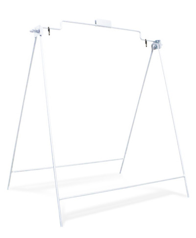Swinging A-Frame, 24h x 24w, White