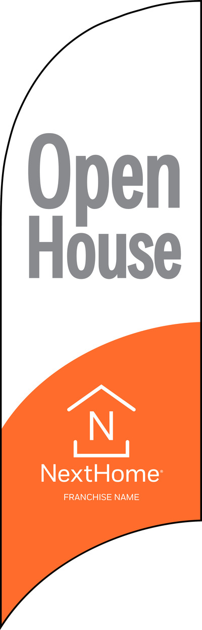 Open House Feather Flag Only, 7-Foot- Printed on both sides
