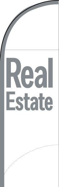 Open House Feather Flag Only, 7-Foot- Printed on both sides