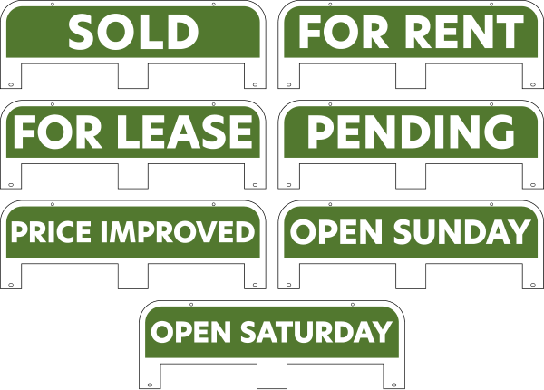 Message Sign Tab Rides, 6h x 24w, .090 Poly