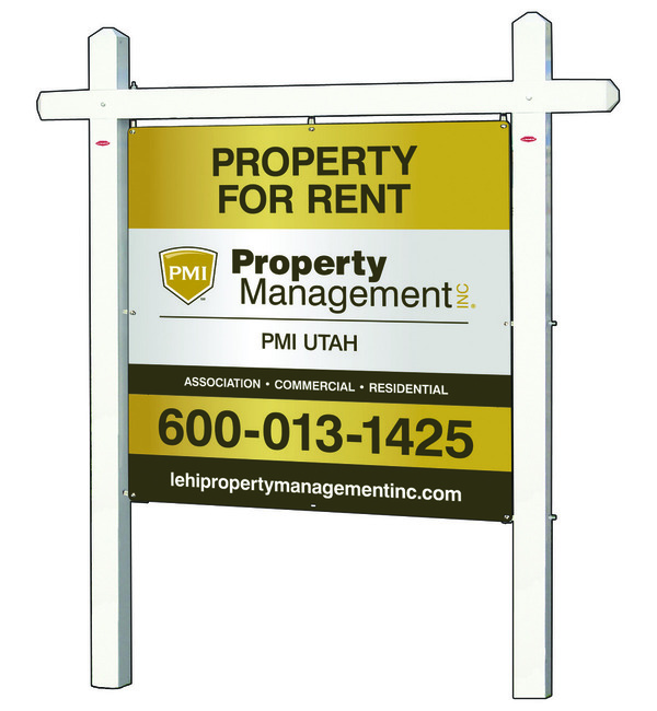 Aluminum Sign Frame and Sign Panel unit, 36h x 36w