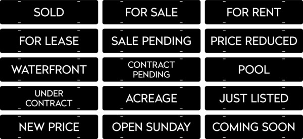 Message Sign Riders, 6h x 24w, Steel