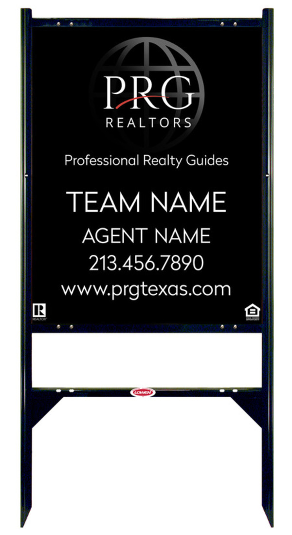 Angle Iron Frame with One Rider Inserts and Team Name Sign Panel Unit, 30h x 24w