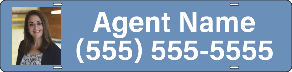 Agent Photo Sign Rider, 6h x 24w, Steel