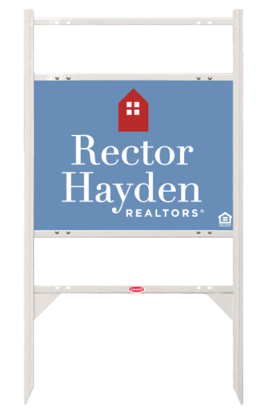 Angle Iron Frame w 2 Rider Inserts and Office Sign Panel Unit, 18h x 24w, Steel