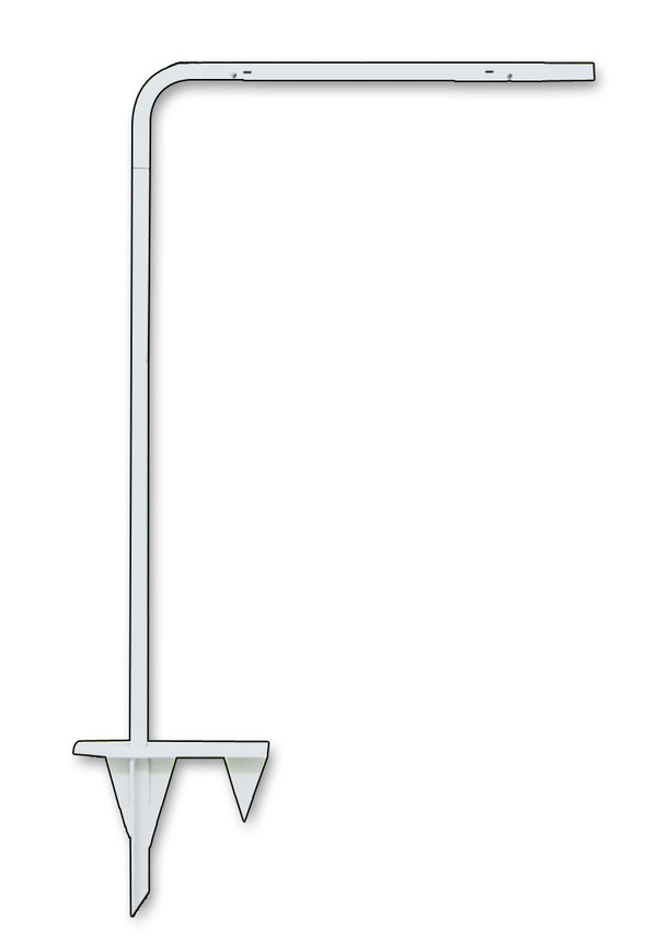 Tube Sign Stake, 51.25 - White