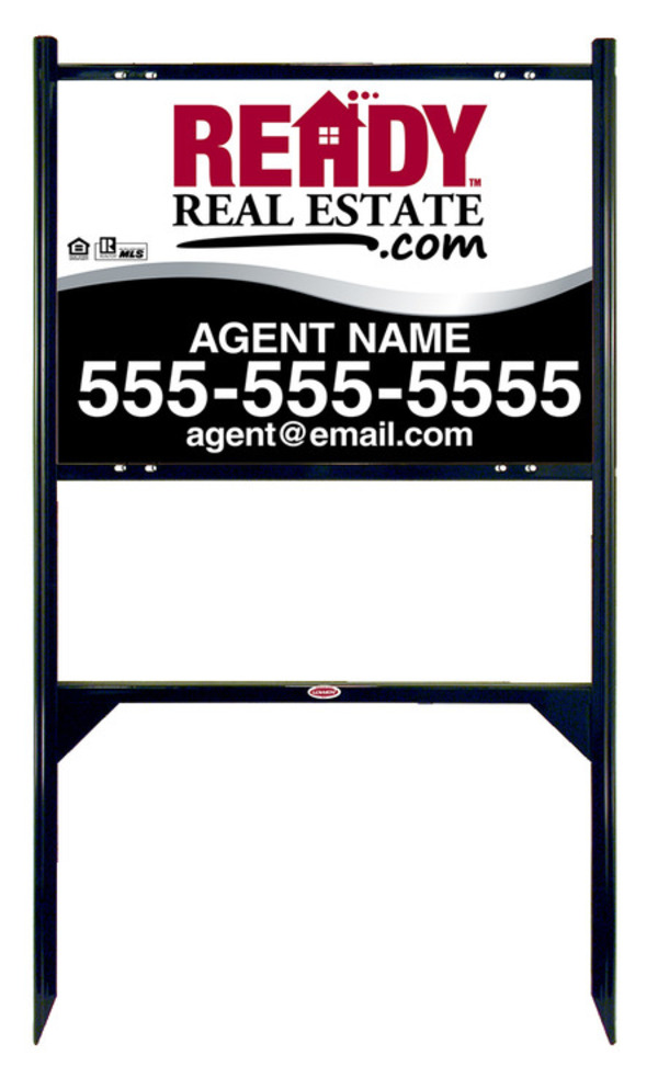 Angle Iron Frame and Sign Panel Unit, 18h x 24w