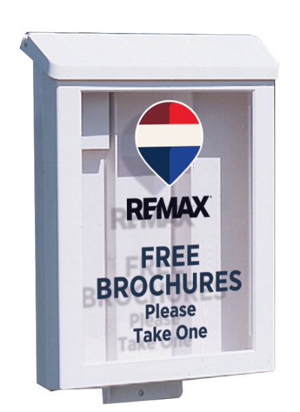 Sign White Plastic Yard Box for Aluminum Sign Post