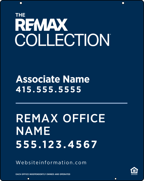 Collection Associate Name Hanging Sign Panel,  30h x 24w, Steel