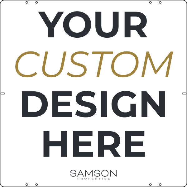 Your Design Here Sign Panel DF, 24h x 24w, 3mm aluminum composite