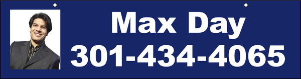 Photo Hanging Sign Rider, 8h x 30w, 10mm