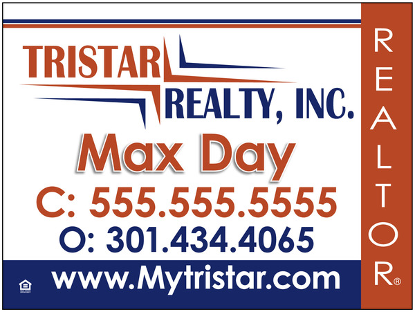 Agent Sign Panel, 18h x 24w, 4mm