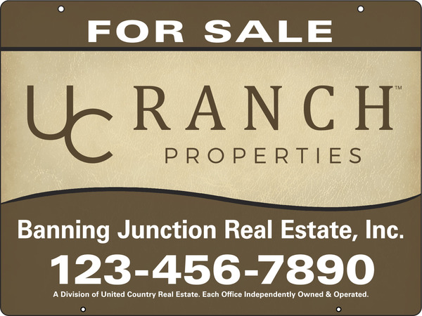 Hanging Sign Panel DF, 18h x 24w, Steel