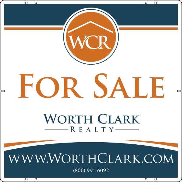 Reflective Office Sign Panel, 24h x 24w, Steel